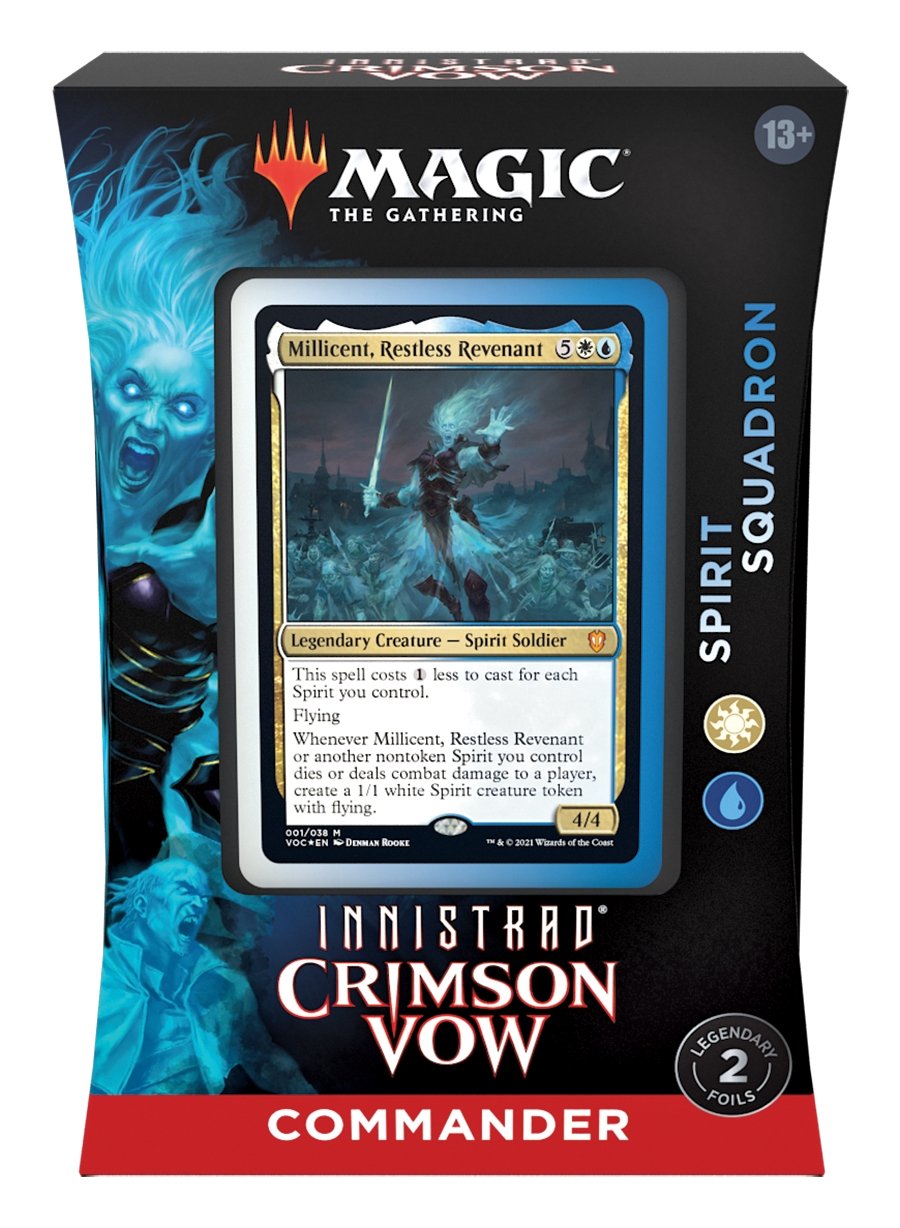 Magic The Gathering - Innistrad Crimson Vow Commander Deck - Spirit Squadron - Gathering Games