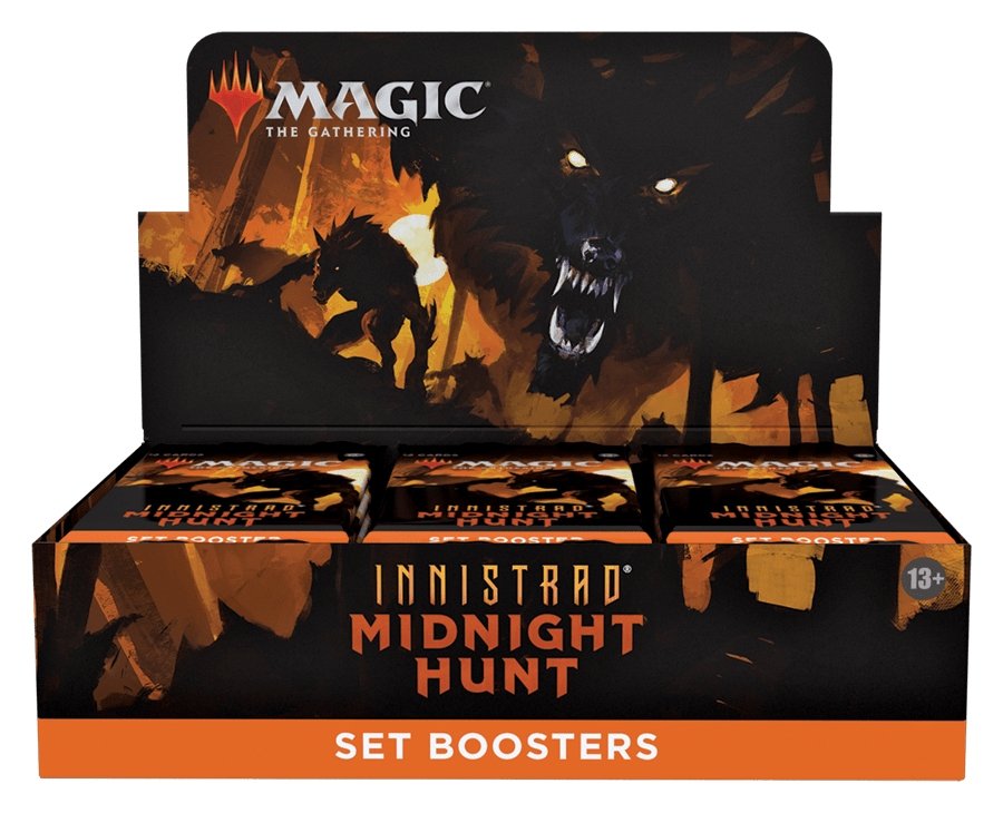 Magic The Gathering - Innistrad Midnight Hunt - Set Booster Box (30 Packs) - Gathering Games