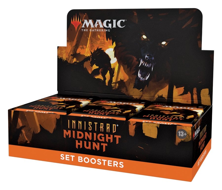 Magic The Gathering - Innistrad Midnight Hunt - Set Booster Box (30 Packs) - Gathering Games