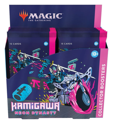 Magic The Gathering - Kamigawa Neon Dynasty - Collector Booster Box (12 Packs) - Gathering Games