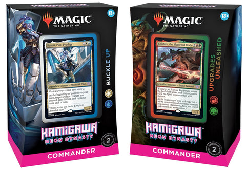 Magic The Gathering - Kamigawa Neon Dynasty Commander Deck - Set of 2 - Gathering Games
