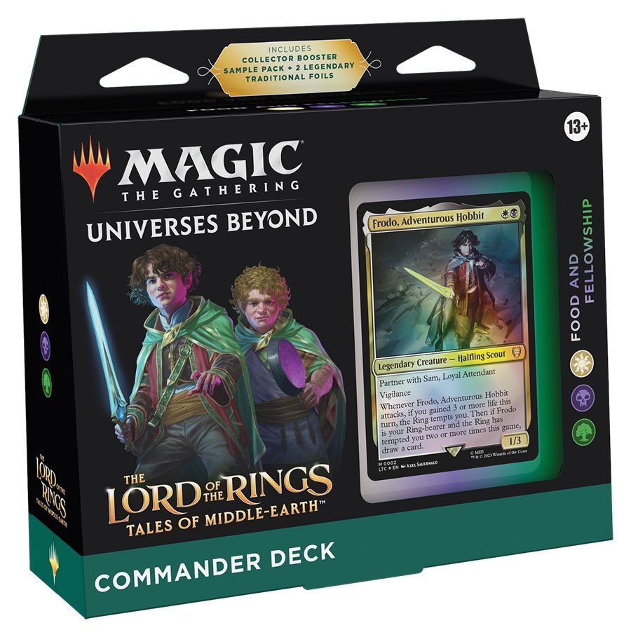 Magic The Gathering - Lord of the Rings: Tales of Middle-Earth Commander Deck: Food and Fellowship - Gathering Games