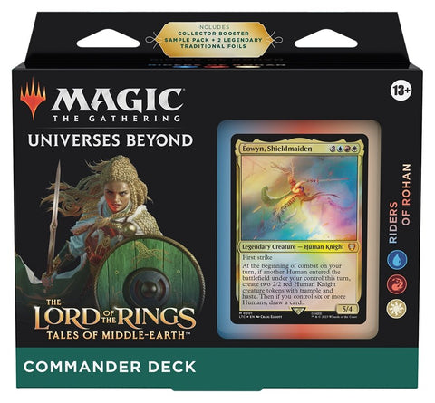 Magic The Gathering - Lord of the Rings: Tales of Middle-Earth Commander Deck: Riders of Rohan - Gathering Games
