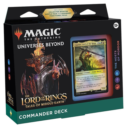 Magic The Gathering - Lord of the Rings: Tales of Middle-Earth Commander Deck: The Hosts of Mordor - Gathering Games