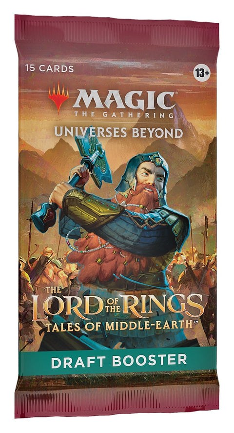 Magic The Gathering - Lord of the Rings: Tales of Middle-Earth Draft Booster - Gathering Games