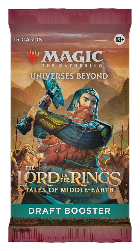 Magic The Gathering - Lord of the Rings: Tales of Middle-Earth Draft Booster - Gathering Games