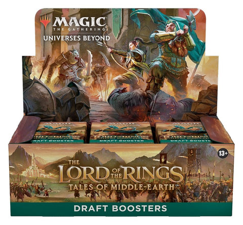 Magic The Gathering - Lord of the Rings: Tales of Middle-Earth Draft Booster Box - Gathering Games