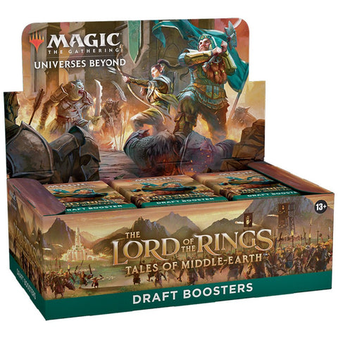 Magic The Gathering - Lord of the Rings: Tales of Middle-Earth Draft Booster Box - Gathering Games