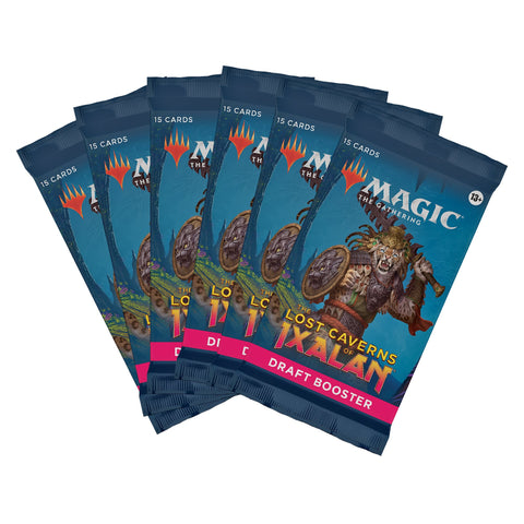 Magic The Gathering: Lost Caverns of Ixalan 6 x Draft Booster Packs - Gathering Games