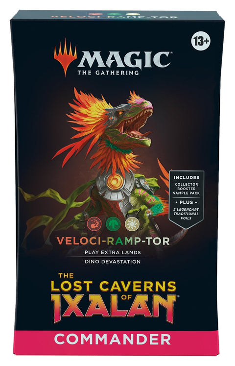 Magic The Gathering: Lost Caverns of Ixalan Veloci-Ramp-Tor Commander Deck - Gathering Games
