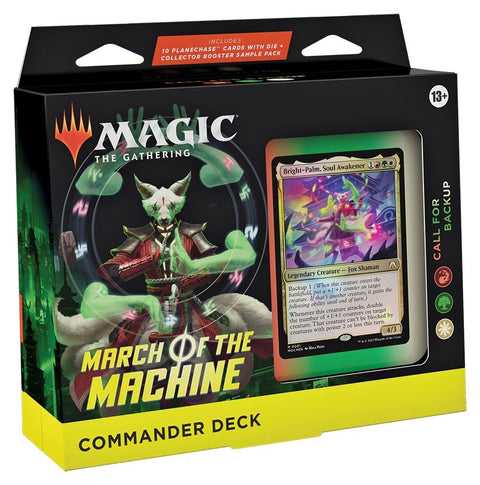 Magic The Gathering: March Of The Machine - Call For Backup Commander Deck - Gathering Games