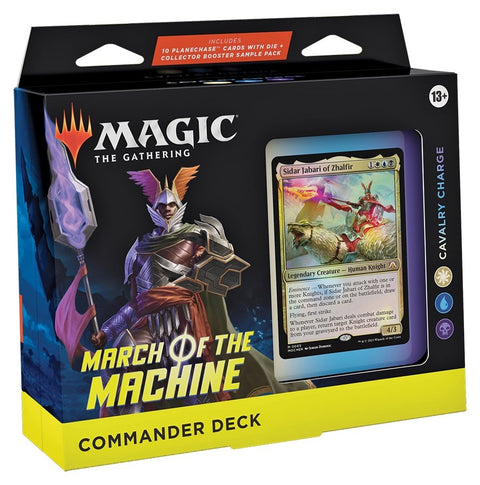 Magic The Gathering: March Of The Machine - Cavalry Charge Commander Deck - Gathering Games