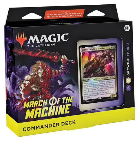 Magic The Gathering: March Of The Machine - Growing Threat Commander Deck - Gathering Games