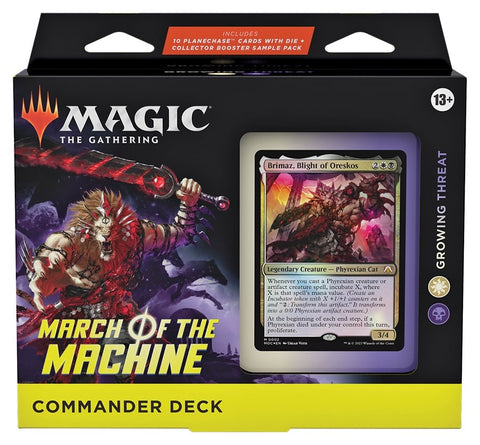 Magic The Gathering: March Of The Machine - Growing Threat Commander Deck - Gathering Games