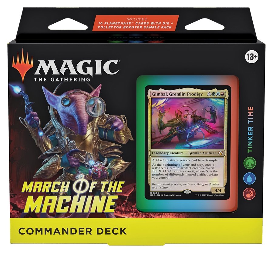Magic The Gathering: March Of The Machine - Tinker Time Commander Deck ...