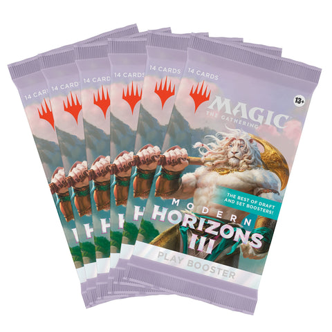 Magic The Gathering: Modern Horizons 3 - 6 x Play Booster Packs - Gathering Games