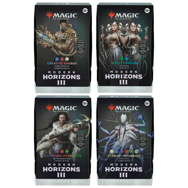 Magic: Modern Horizons 3 Set Of Four Precon Commander Decks