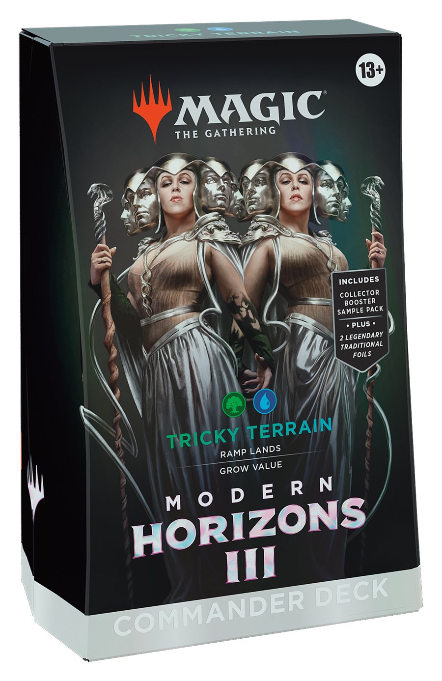 Magic The Gathering: Modern Horizons 3 Tricky Terrain Commander Deck - Gathering Games