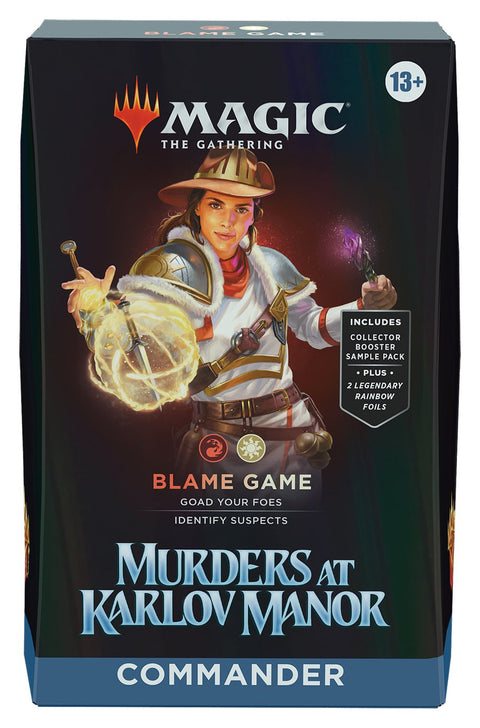 Magic The Gathering: Murders at Karlov Manor - Blame Game Commander Deck - Gathering Games