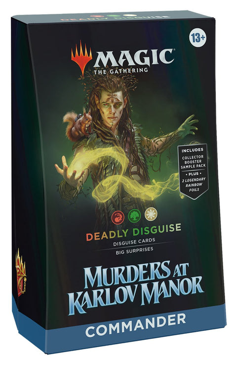 Magic The Gathering: Murders at Karlov Manor Deadly Disguise Commander Deck - Gathering Games