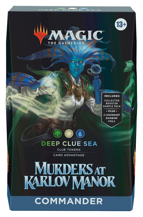 Magic The Gathering: Murders at Karlov Manor - Deep Clue Sea Commander Deck - Gathering Games