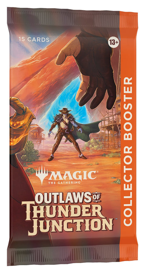 Magic The Gathering: Outlaws of Thunder Junction Collector Booster Pack - Gathering Games