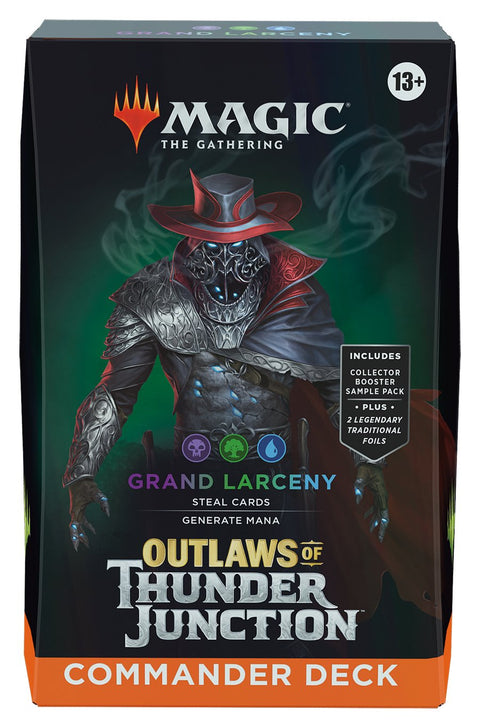 Magic The Gathering: Outlaws of Thunder Junction Grand Larceny Commander Deck - Gathering Games