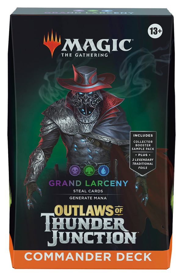 Magic The Gathering: Outlaws of Thunder Junction Grand Larceny Commander Deck - 1