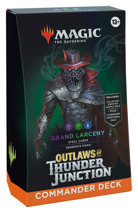 Magic The Gathering: Outlaws of Thunder Junction Grand Larceny Commander Deck - Gathering Games