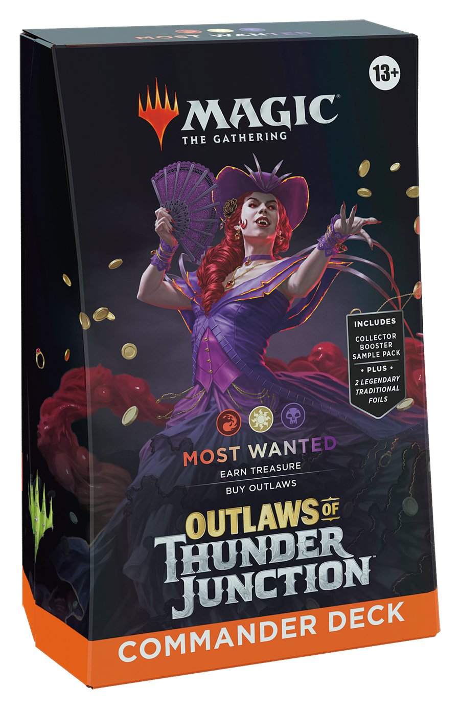Magic The Gathering: Outlaws of Thunder Junction Most Wanted Commander Deck - Gathering Games
