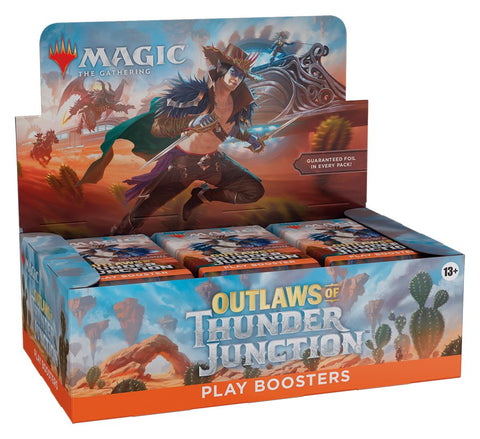Magic The Gathering: Outlaws of Thunder Junction Play Booster Box - Gathering Games