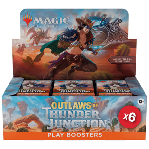 Magic The Gathering: Outlaws of Thunder Junction Play Booster Sealed Case - Gathering Games