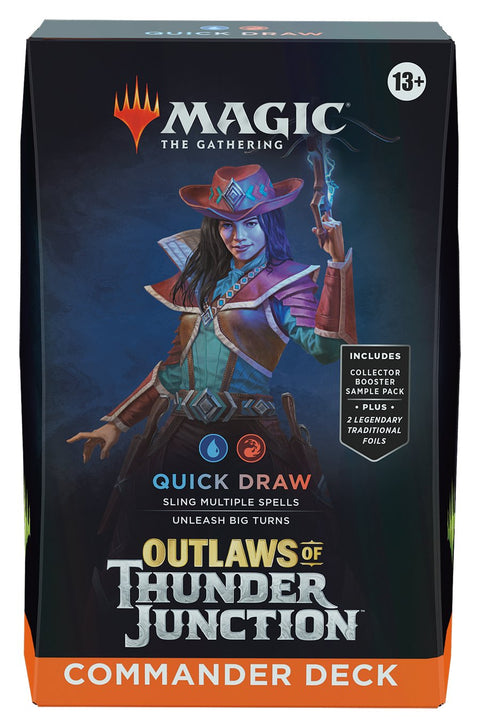 Magic The Gathering: Outlaws of Thunder Junction Quick Draw Commander Deck - Gathering Games