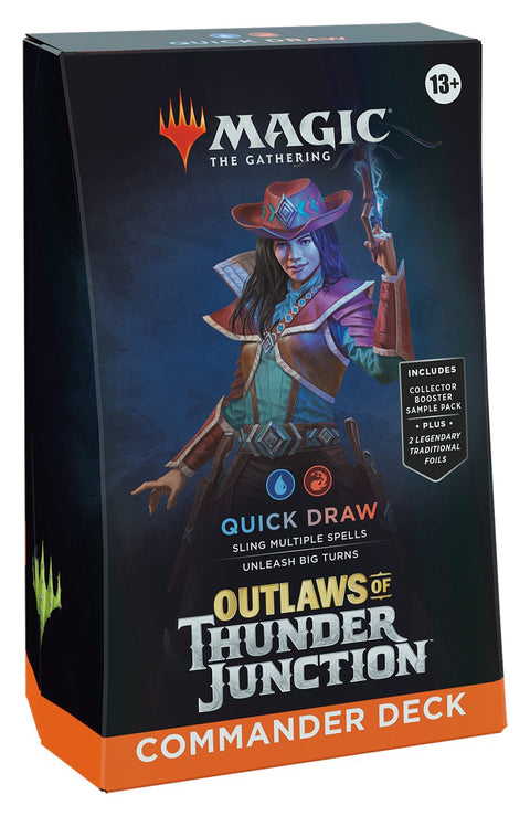 Magic The Gathering: Outlaws of Thunder Junction Quick Draw Commander Deck - Gathering Games