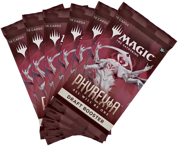 Magic The Gathering: Phyrexia All Will Be One - 6 x Draft Booster Pack | Gathering Games Magic The Gathering: Phyrexia All Will Be One - 6 x Draft Booster Pack | Gathering Games