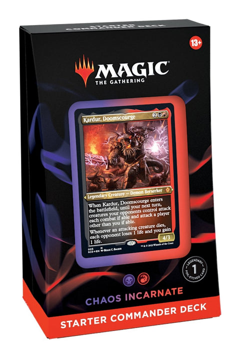 Magic The Gathering - Starter Commander Deck - Chaos Incarnate - Gathering Games