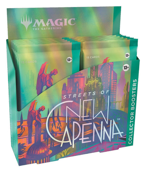 Magic The Gathering - Streets of New Capenna - Collector Booster Box (12 Packs) - Gathering Games
