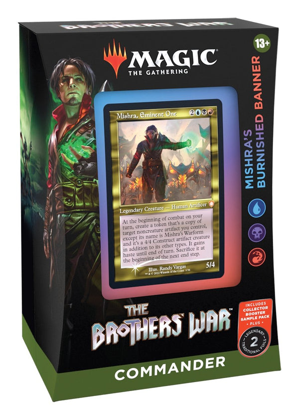 Magic The Gathering - The Brothers' War - Mishra's Burnished Banner Commander Deck - 1