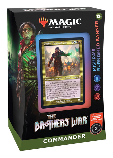 Magic The Gathering - The Brothers' War - Mishra's Burnished Banner Commander Deck - Gathering Games