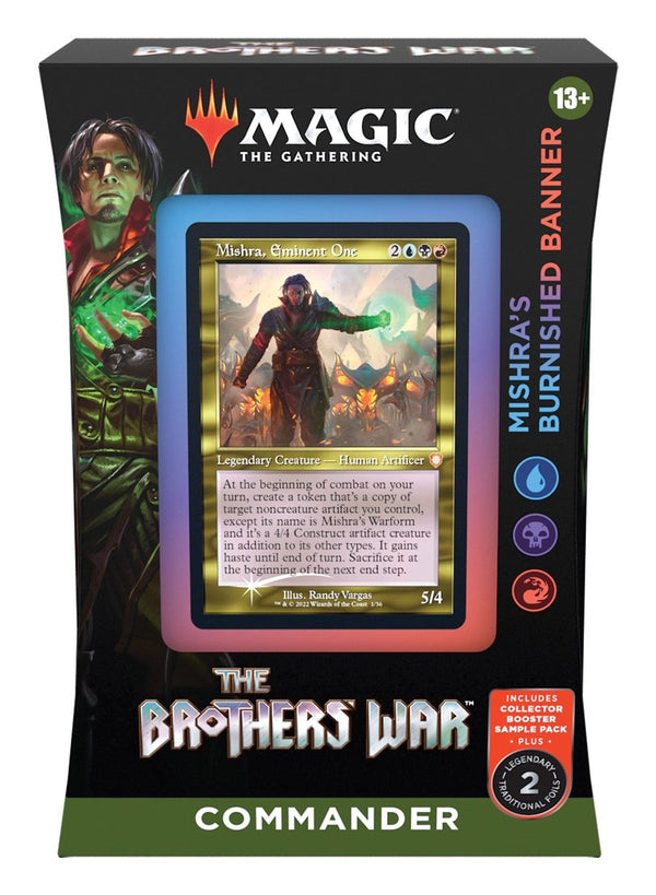 Magic The Gathering - The Brothers' War - Mishra's Burnished Banner Commander Deck - 2