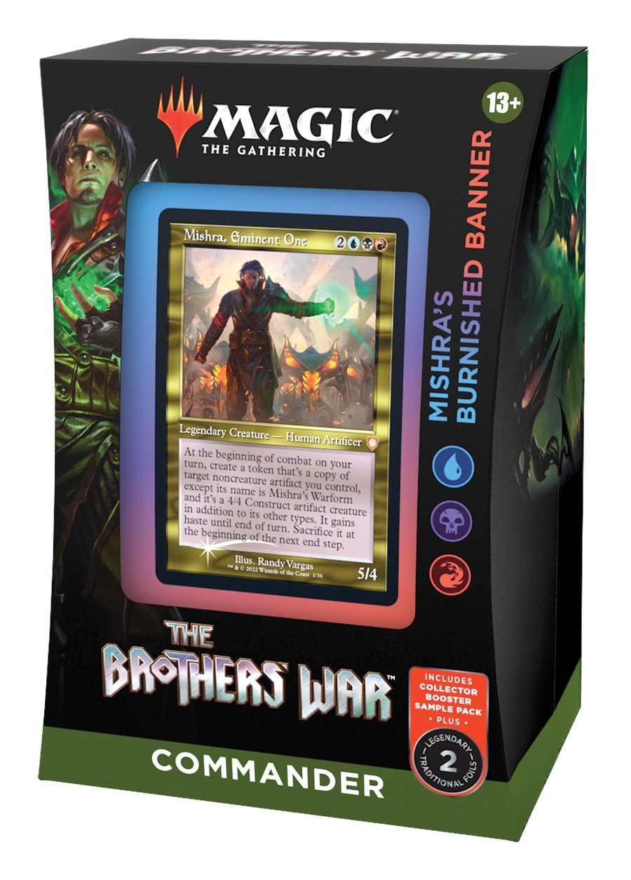 Magic The Gathering - The Brothers' War - Mishra's Burnished Banner Commander Deck - Gathering Games