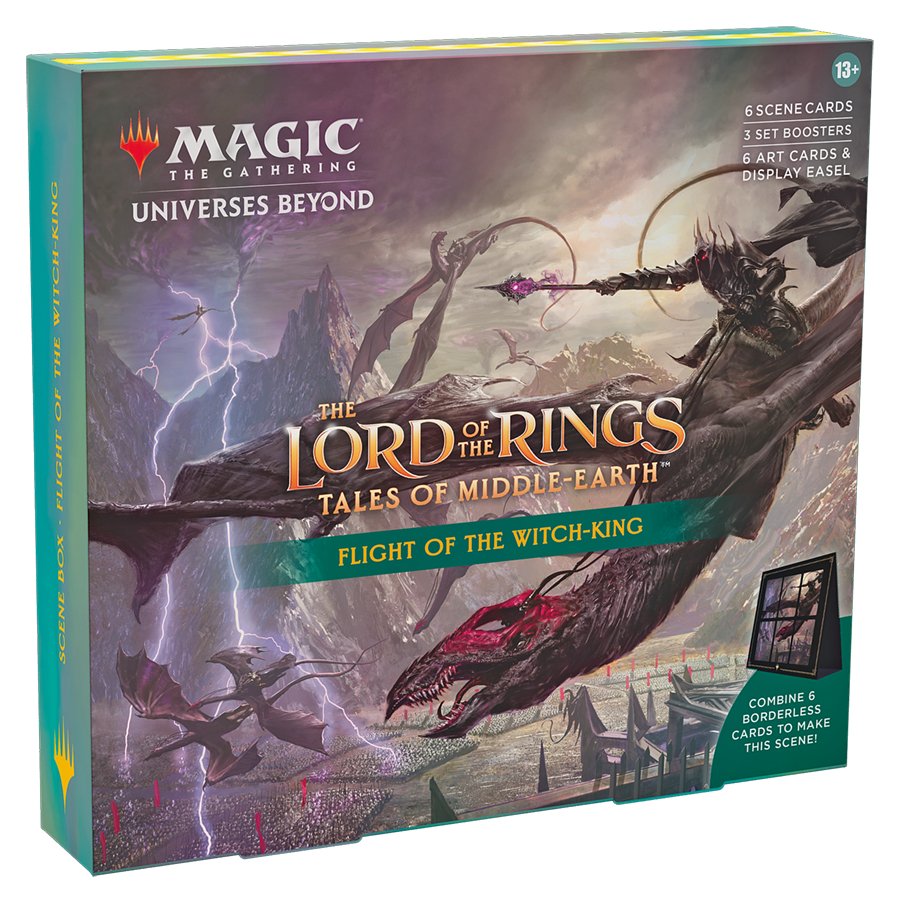 Magic The Gathering - The Lord of the Rings: Tales of Middle-Earth Scene Box - Flight of the Witch-King - Gathering Games