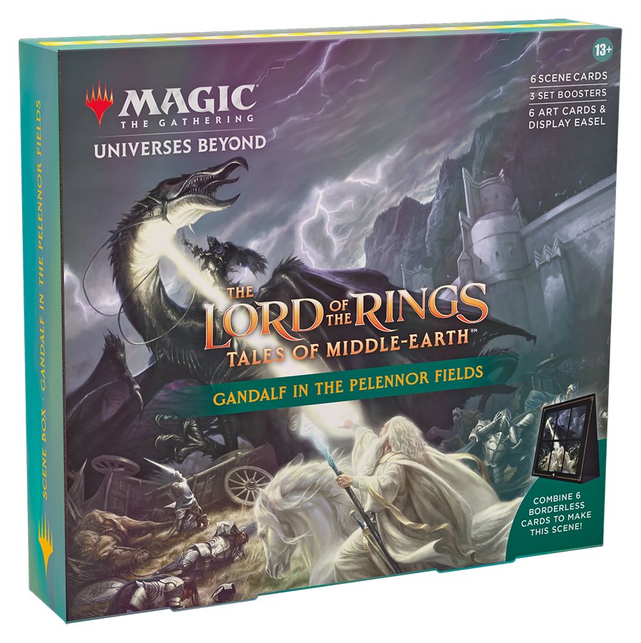 Magic The Gathering - The Lord of the Rings: Tales of Middle-earth Scene Box - Gandalf in Pelennor - Gathering Games