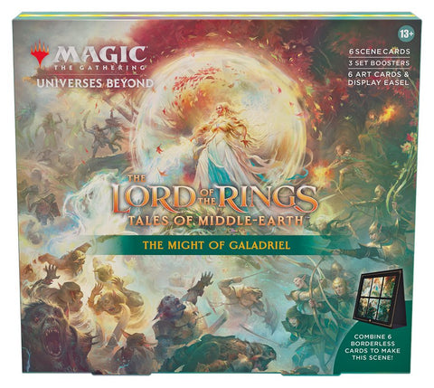Magic The Gathering - The Lord of the Rings: Tales of Middle-Earth Scene Box - The Might of Galadriel - Gathering Games
