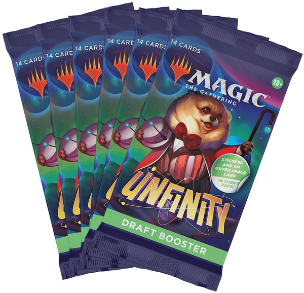 Magic The Gathering - Unfinity Draft Boosters x 6 - 1