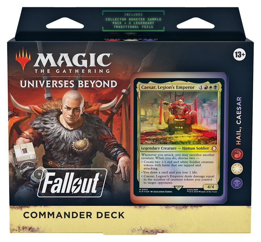 Magic The Gathering: Fallout Commander Deck - Hail, Caesar | Gathering ...