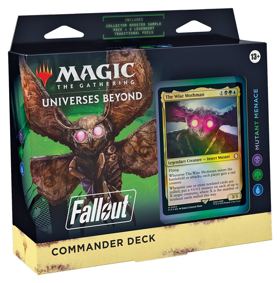 Magic The Gathering: Universes Beyond - Fallout Commander Deck: Mutant Menace - Gathering Games