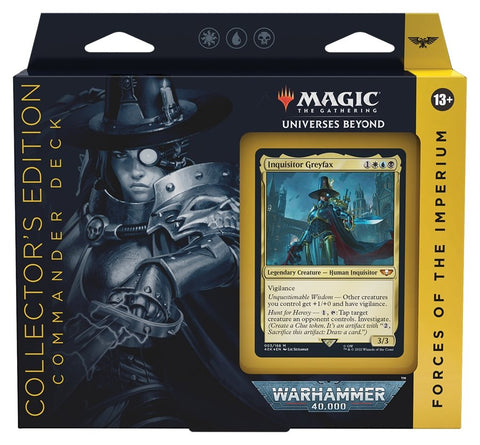 Magic The Gathering - Warhammer 40K Commander Deck - Forces Of The Imperium (Collectors Edition) - Gathering Games