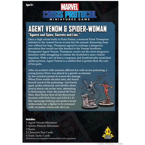 Marvel Crisis Protocol: Agent Venom & Spider Woman - Gathering Games