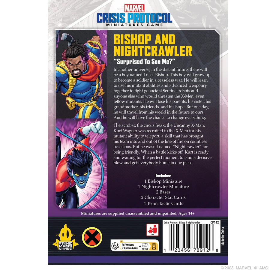 Marvel Crisis Protocol: Bishop & Nightcrawler - Gathering Games